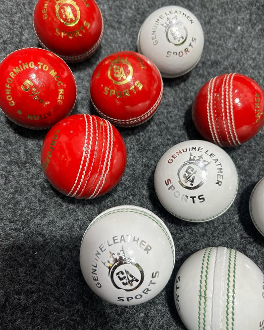 SA Sport Genuine Leather Cricket Balls